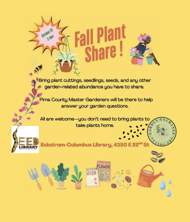 Pima County Master Gardeners Fall Plant Share